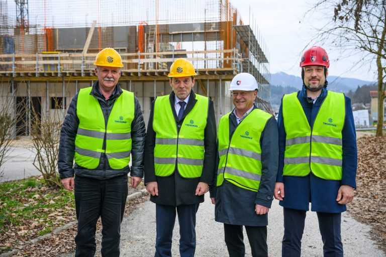 Obisk ministra Logaja in ministra Propsa ter ogled gradbišča novega vrtca, 24. 2. 2026